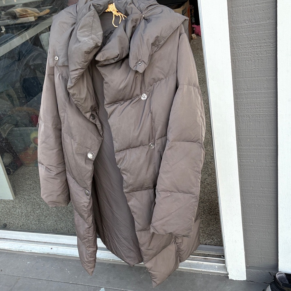 Cop.Copine Taupe Puffer Jacket